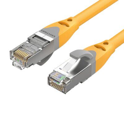 Кабель Vention Cat.6A SFTP Patch Cable 0.5M Yellow 125455 фото