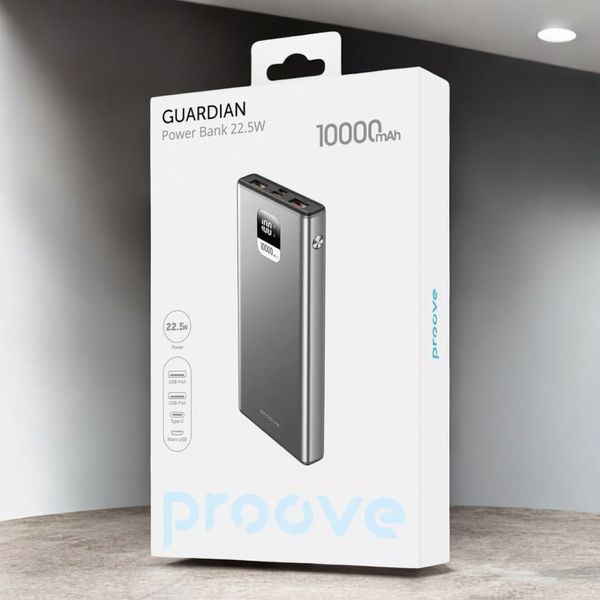 Портативна Батарея Proove Guardian 22.5W 10000mAh 135544 фото